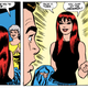 Peter Parker meeting Mary Jane for the first time.